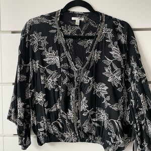 Amuse Society Floral Beach Top NWT